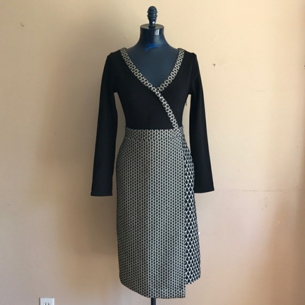 Antropologie Maeve Midi Wrap Dress